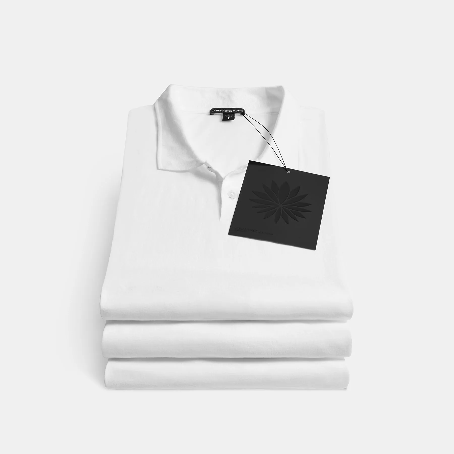 3 Pack Luxe Lotus Jersey Polo - White