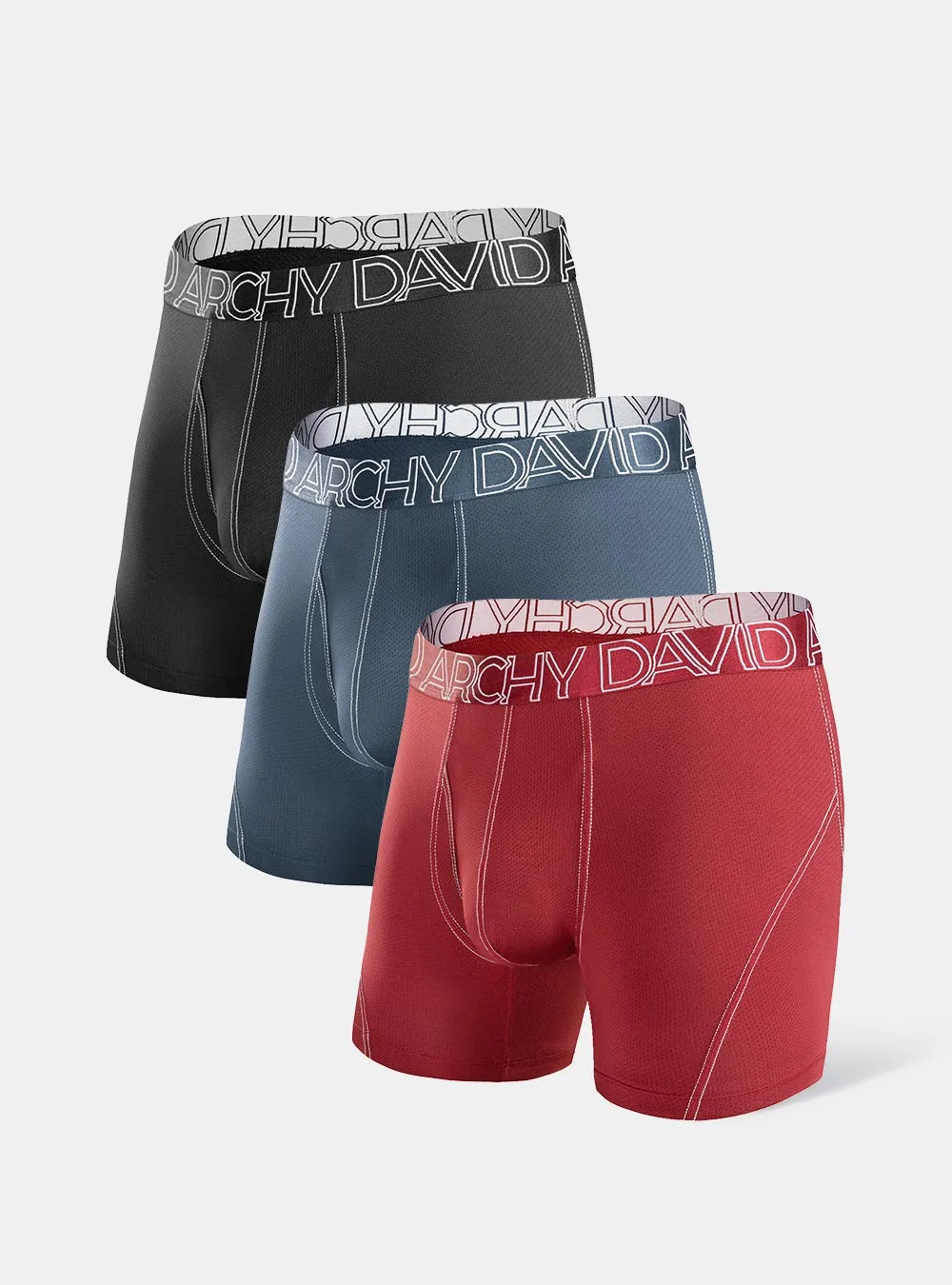 3 Packs Quick Dry Sports Boxer Briefs