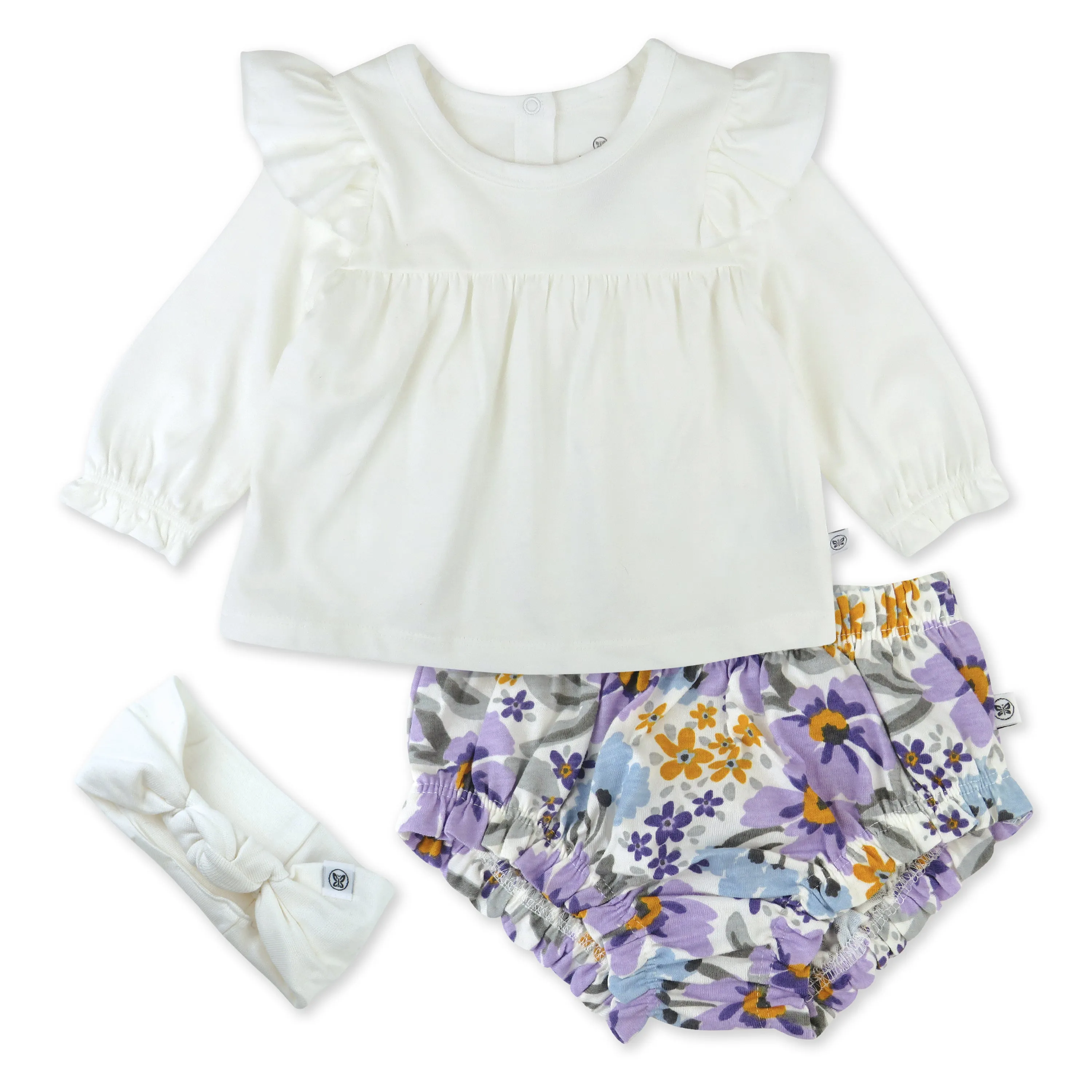 3-Piece Novelty Top, Bloomer & Headband Set