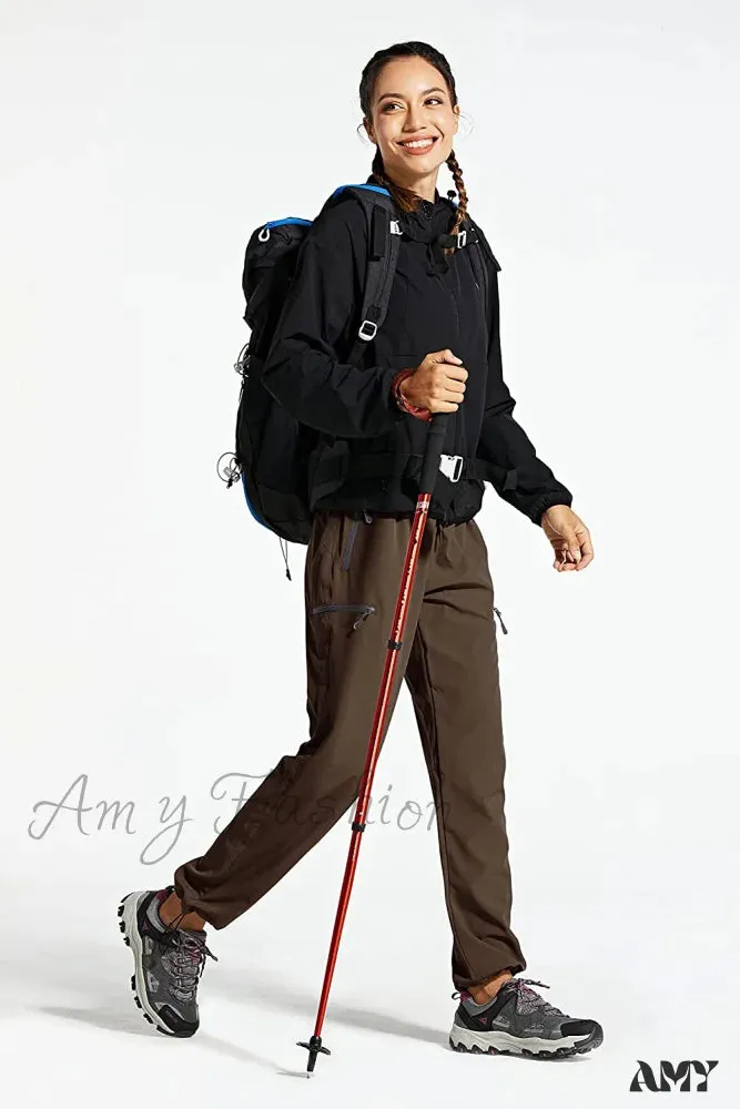 Amy Fashion - Cargo Hiking Pants Lightweight Quick Dry Capri Pants