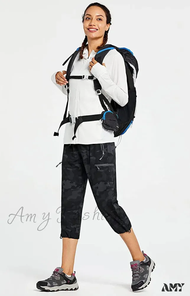 Amy Fashion - Cargo Hiking Pants Lightweight Quick Dry Capri Pants