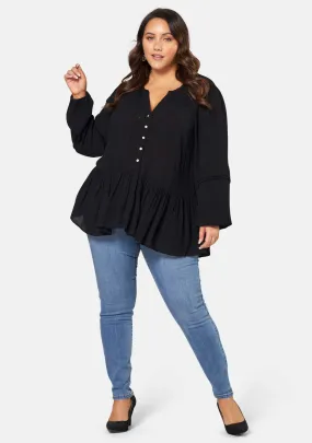 Benoite Peplum Blouse