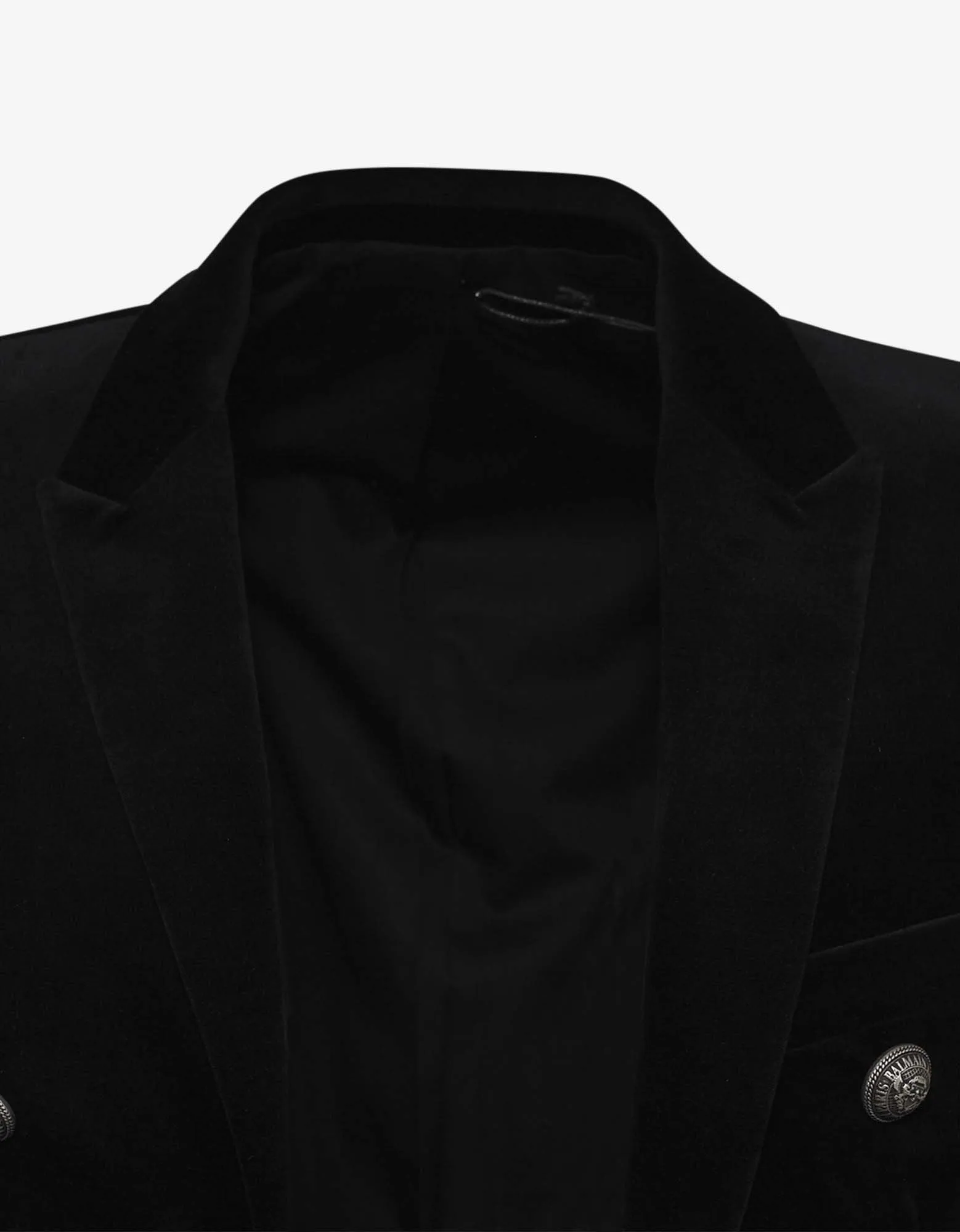 Black Velvet 6 Button Blazer