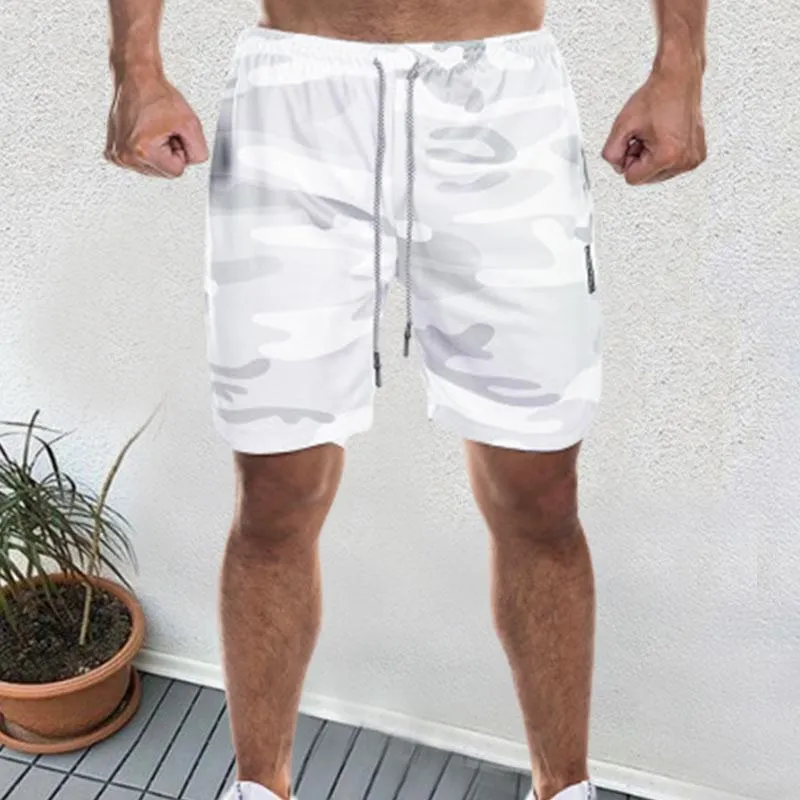 Casual Double Layer Quick Dry Men's Shorts