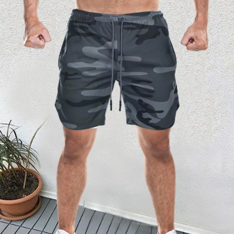 Casual Double Layer Quick Dry Men's Shorts