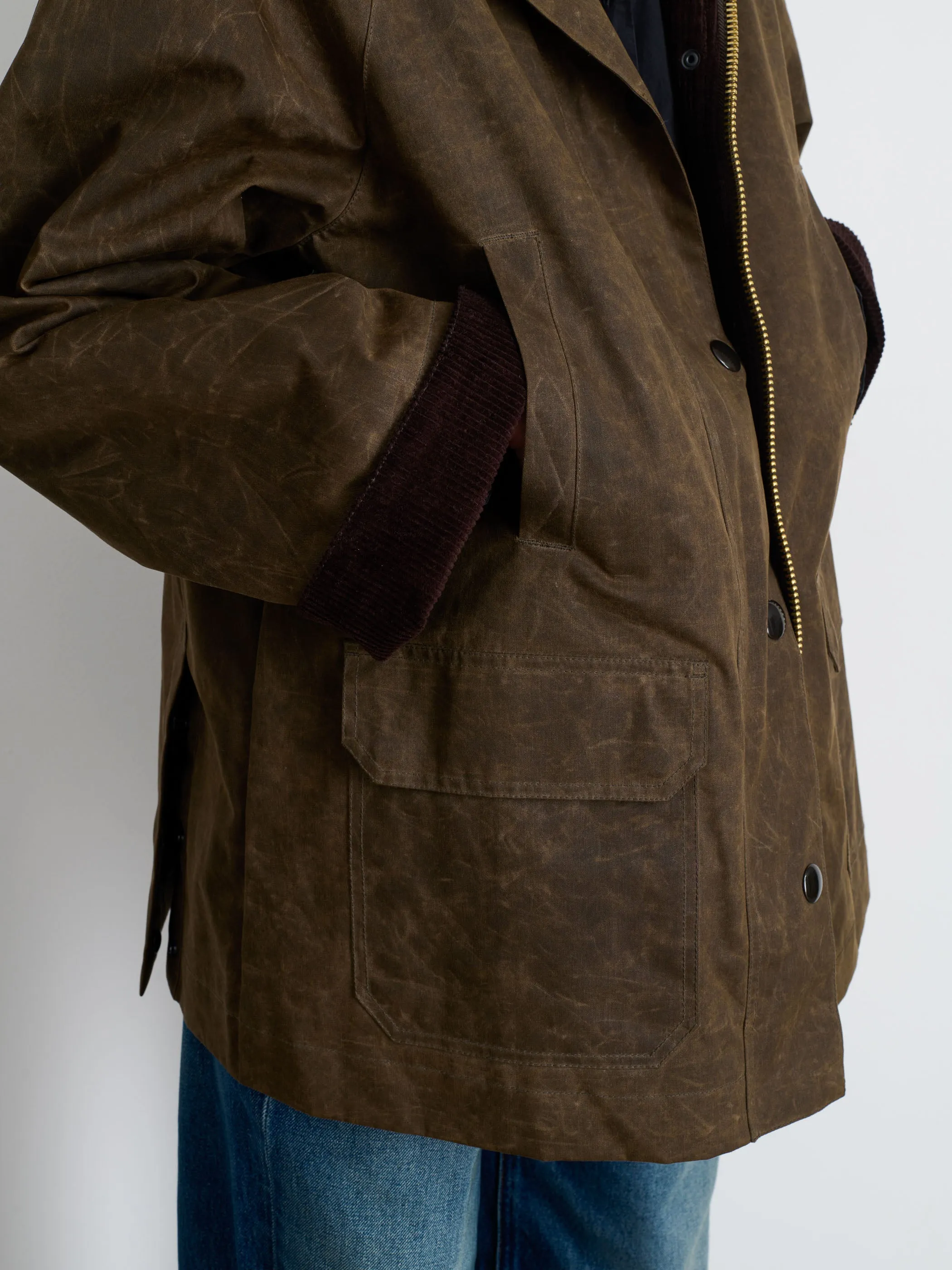 Chiltern Street Jacket In Waxed Cotton