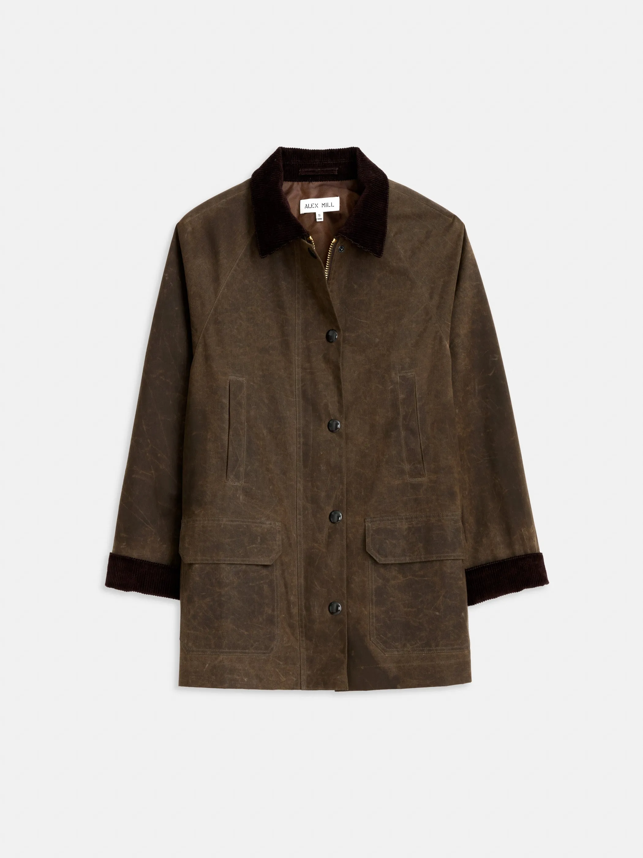 Chiltern Street Jacket In Waxed Cotton