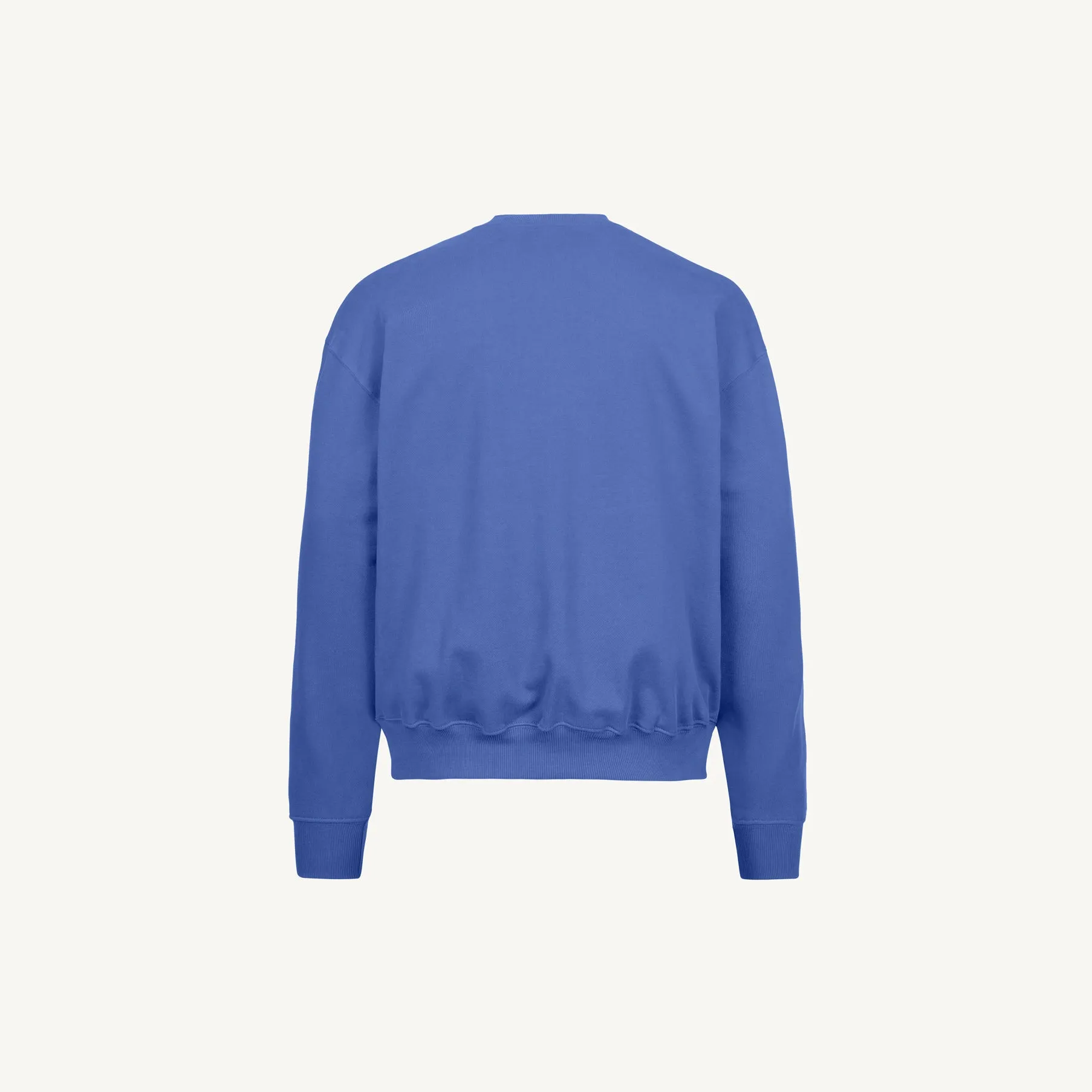 Cobalt Blue Oversized Crewneck Sweater.