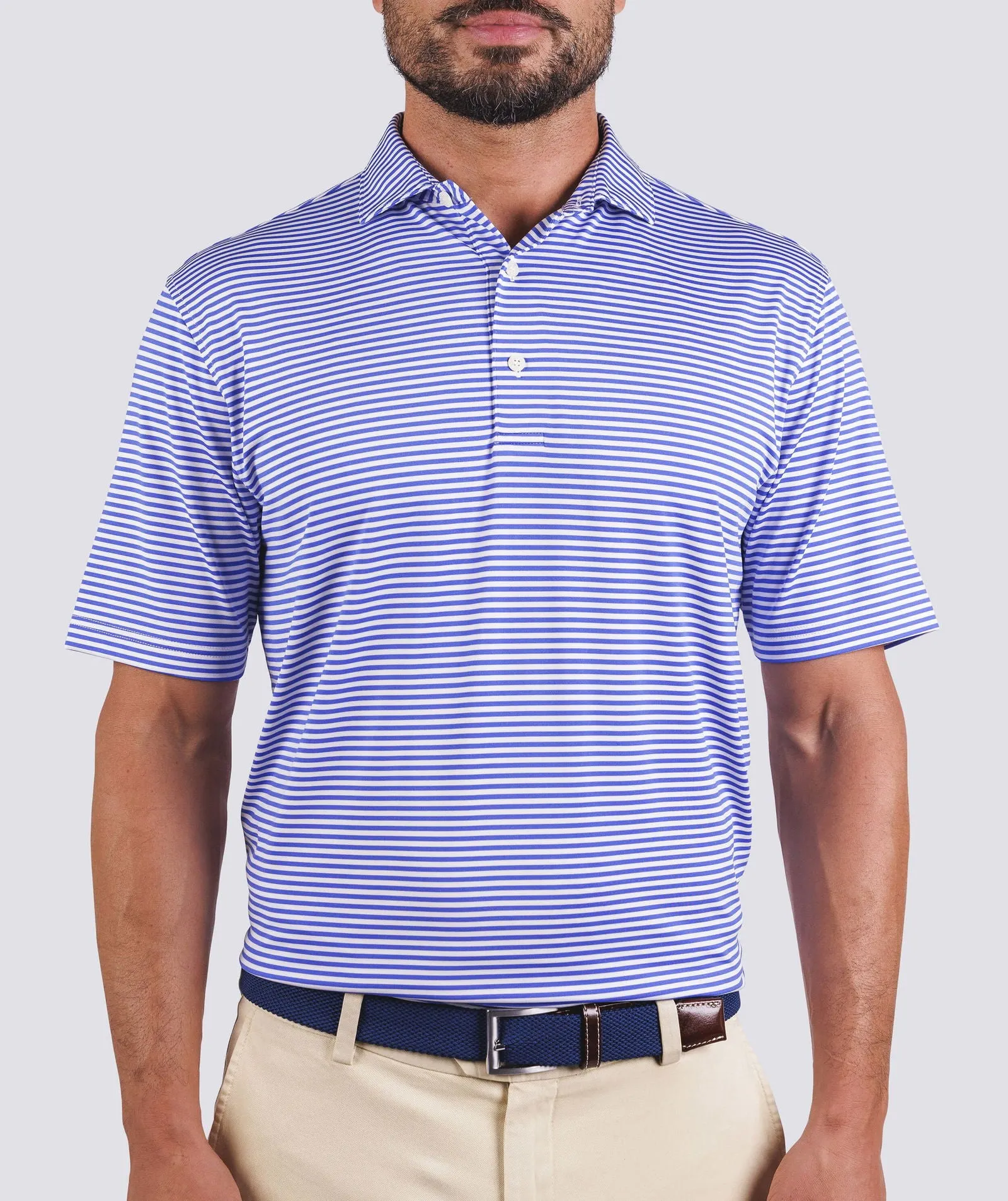 Cooper Stripe Performance Polo