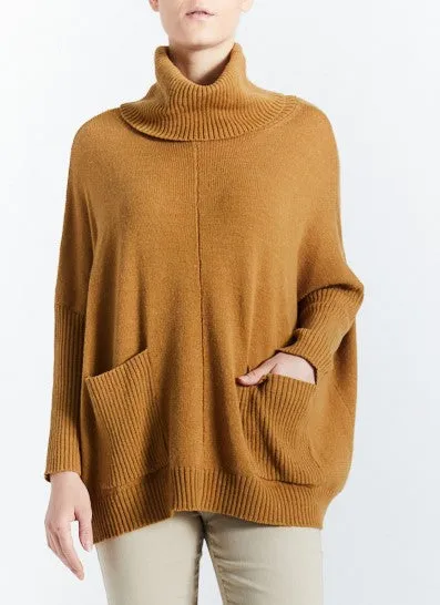 COWLNECK OVER-SIZED SWEATER