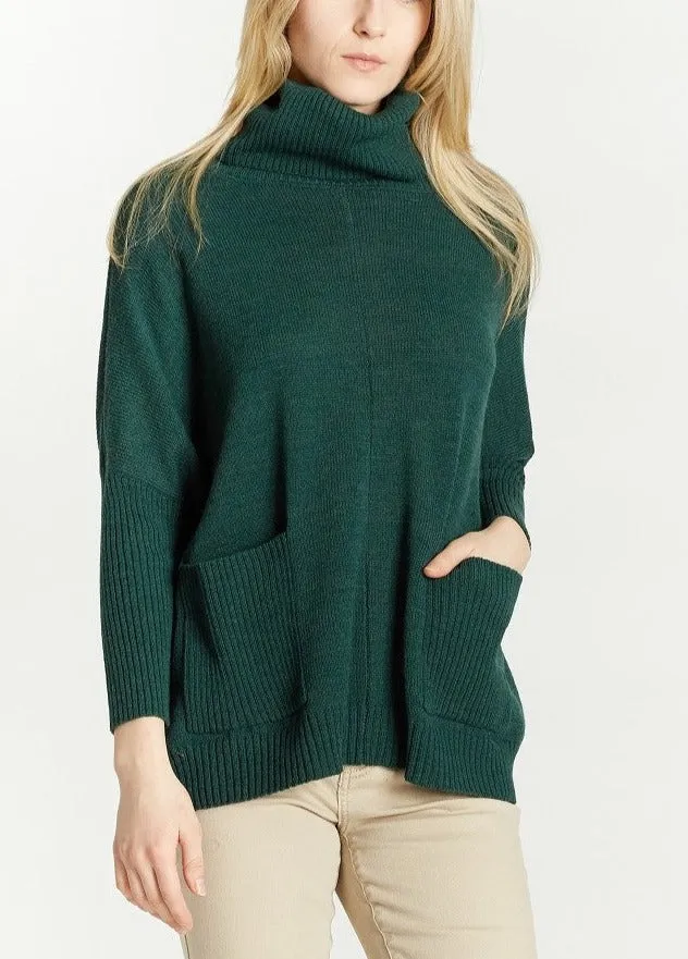 COWLNECK OVER-SIZED SWEATER