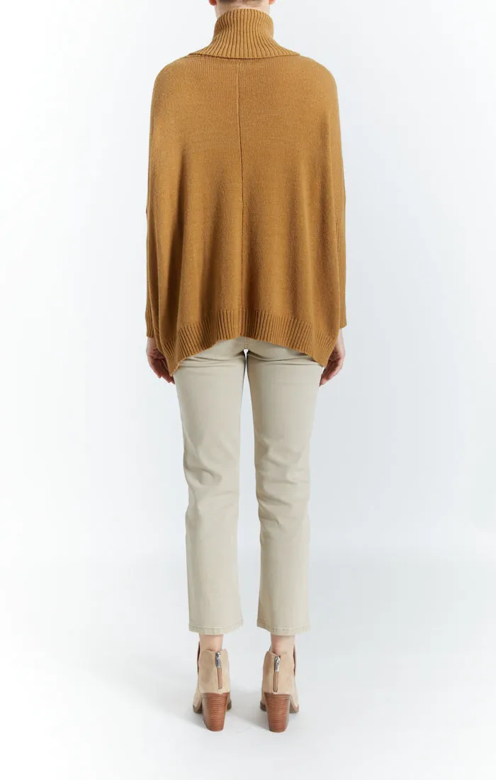 COWLNECK OVER-SIZED SWEATER