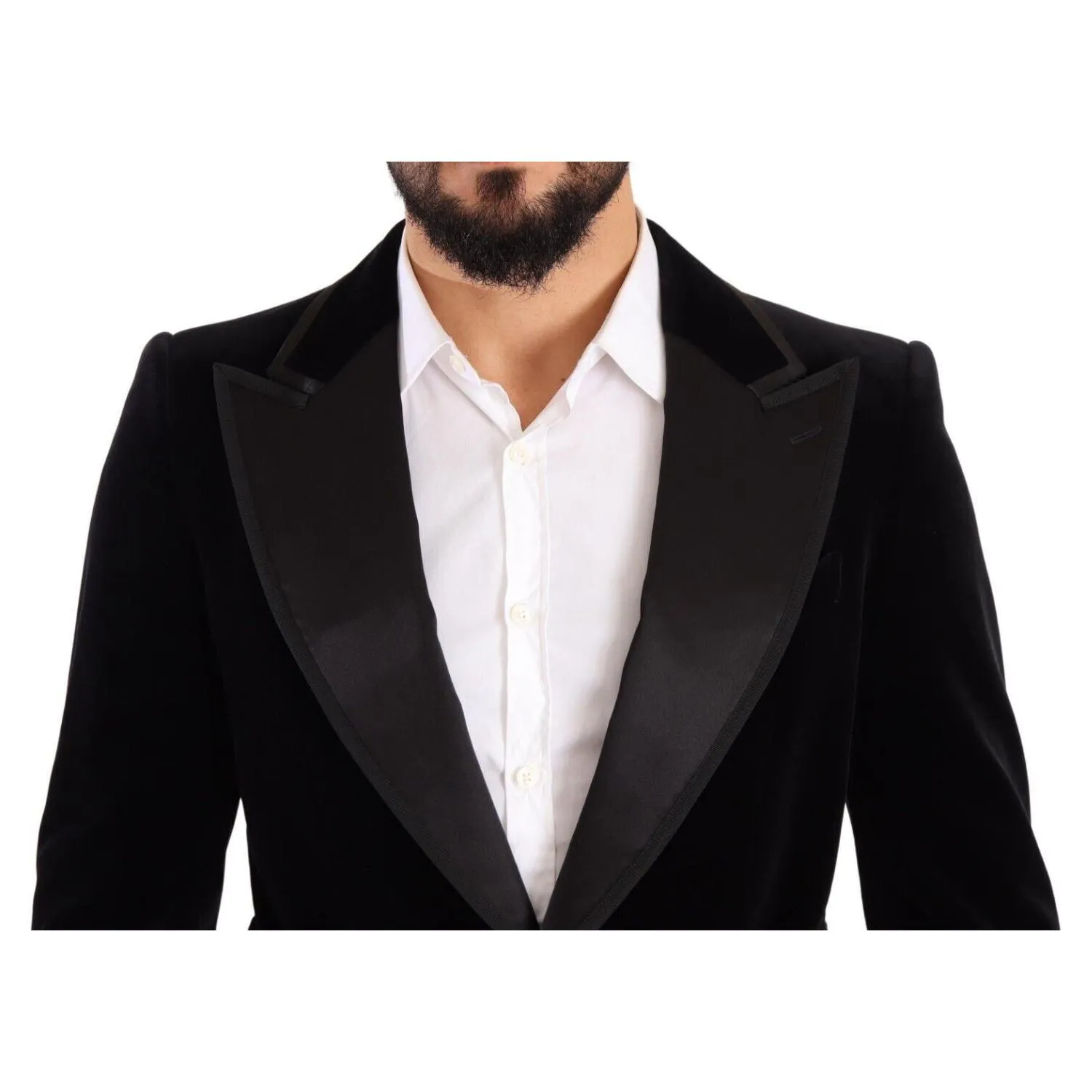 Dolce & Gabbana Elegant Single Breasted Velvet Blazer