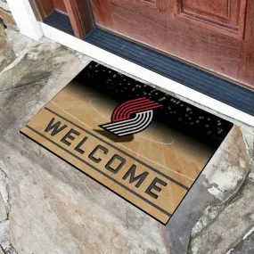 Fanmats Portland Trail Blazers Rubber Door Mat - 18" x 30"