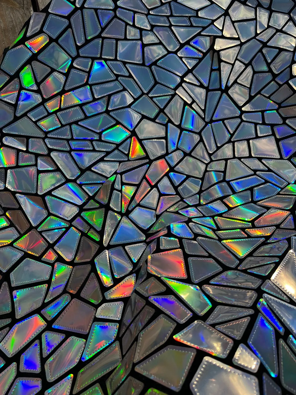 Geometric Irregular Holographic Sequins