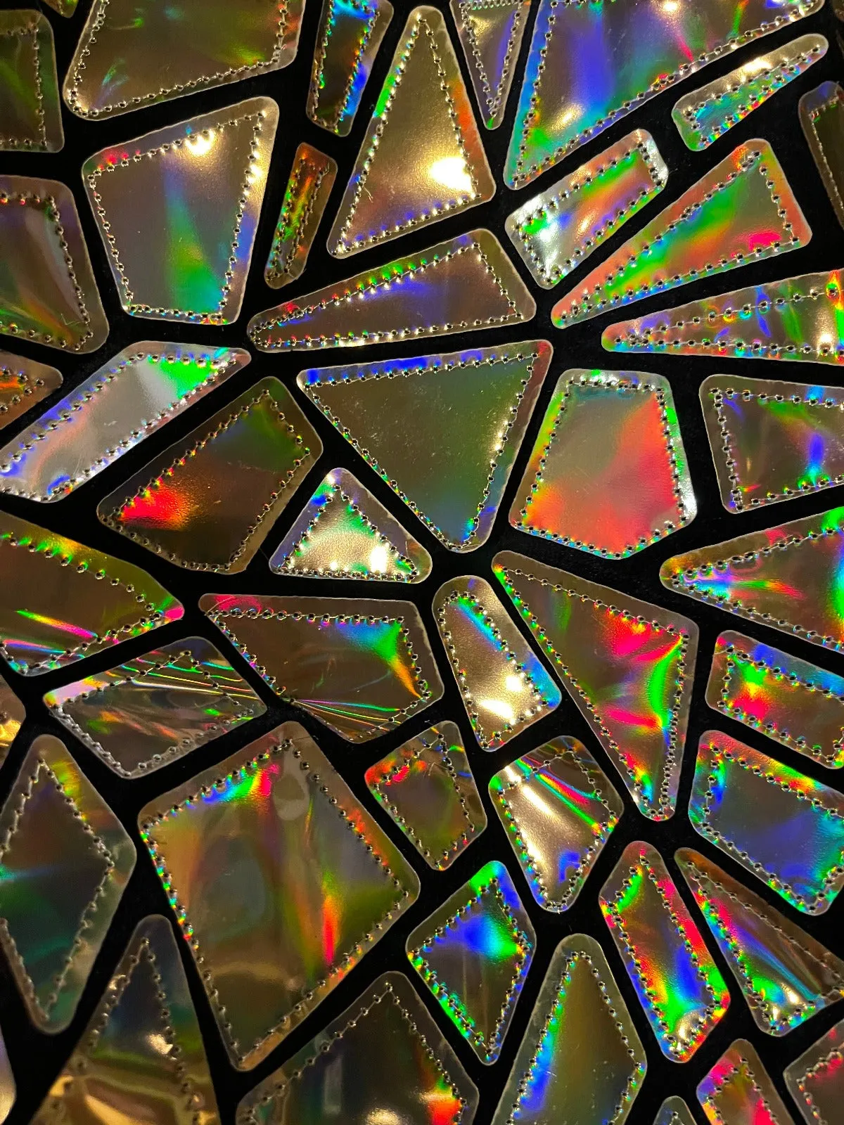 Geometric Irregular Holographic Sequins