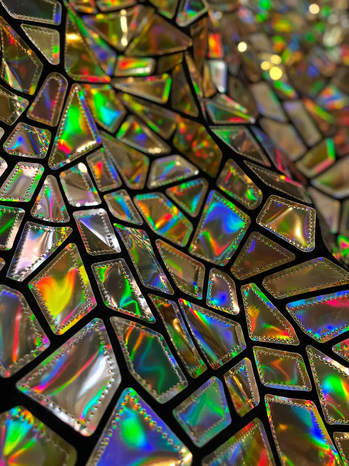 Geometric Irregular Holographic Sequins