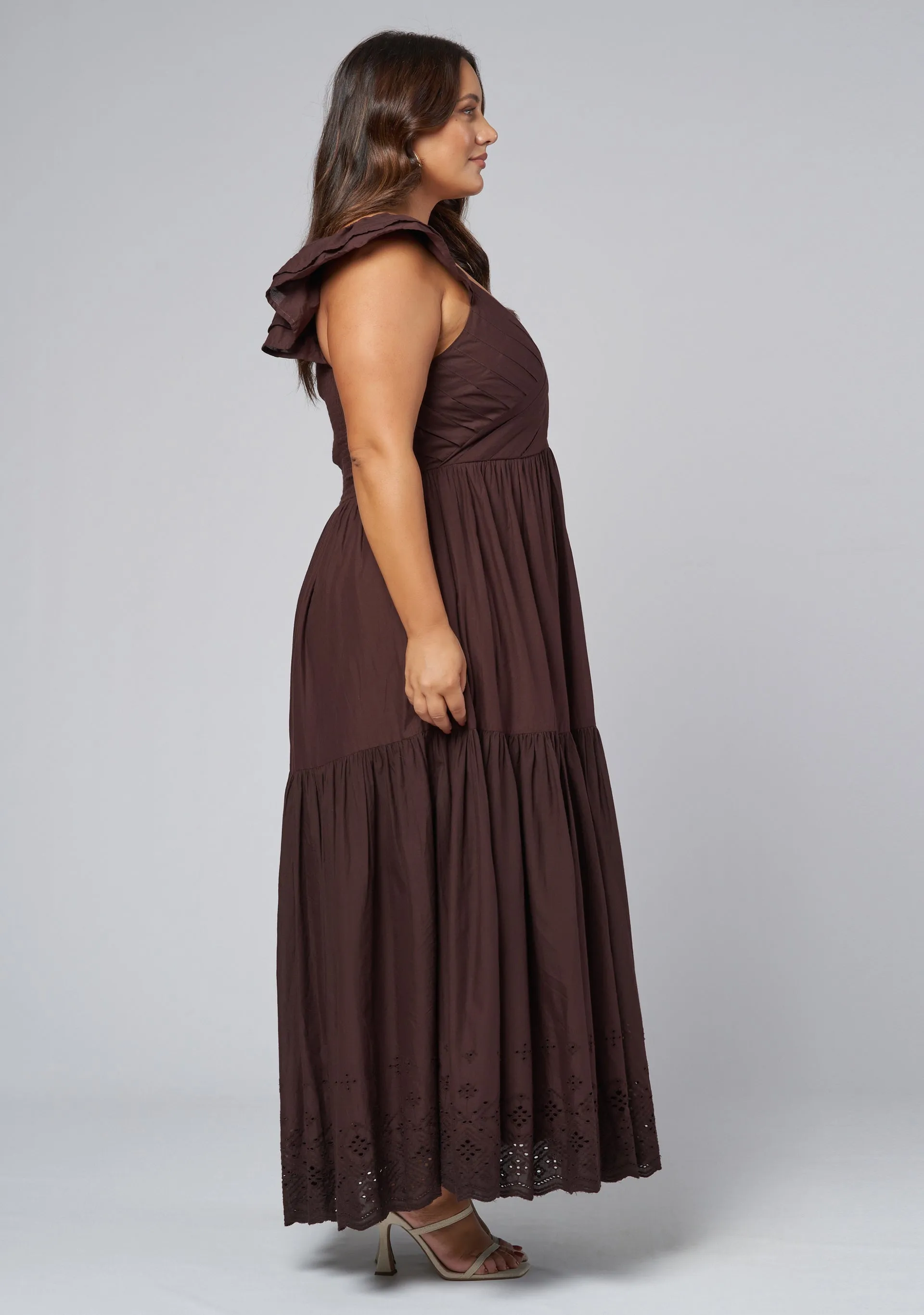 Georgie Broderie Maxi Dress