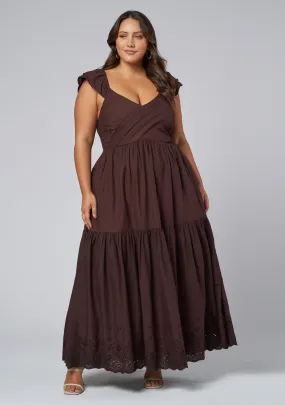 Georgie Broderie Maxi Dress