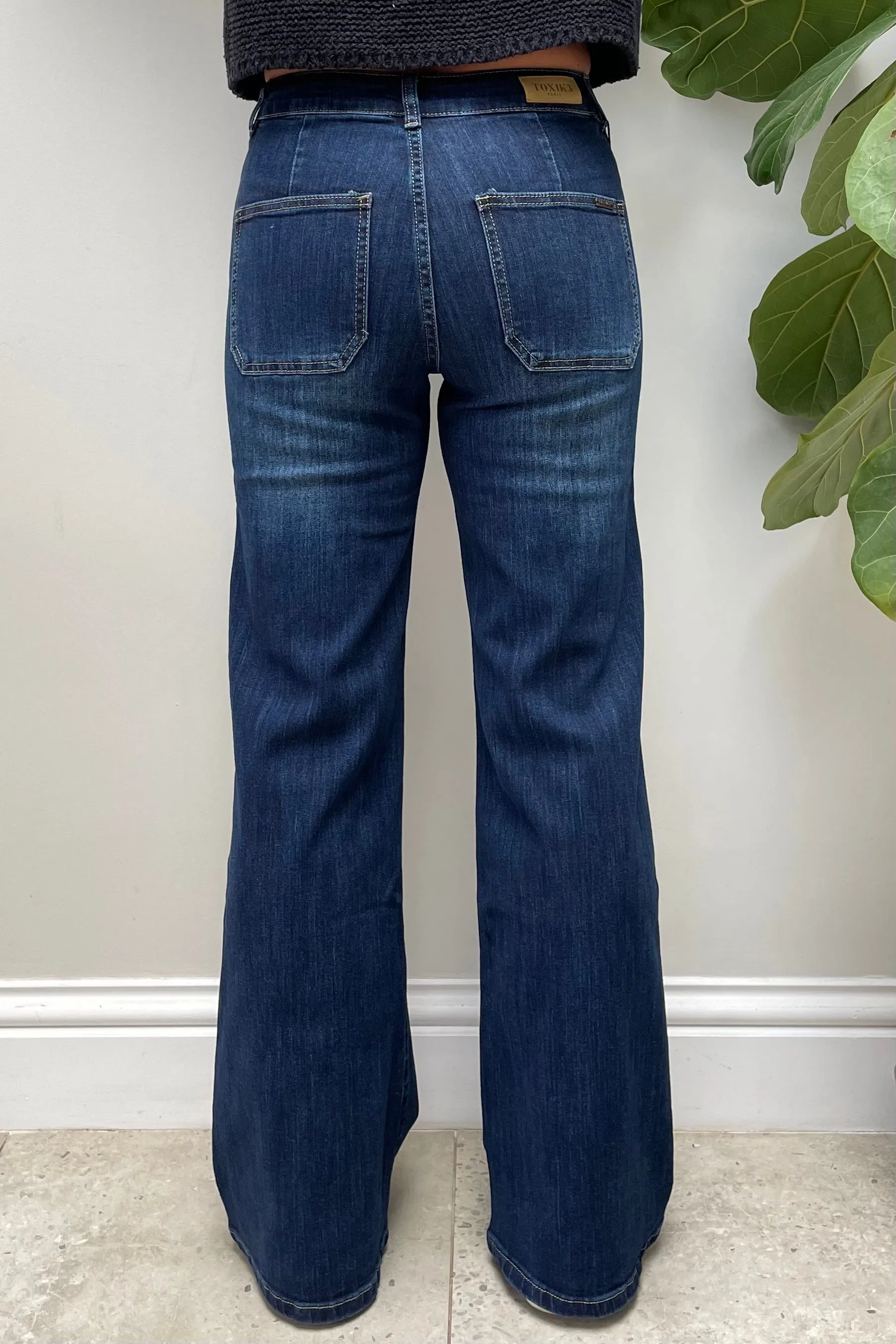 Ginny Dark Denim Flares