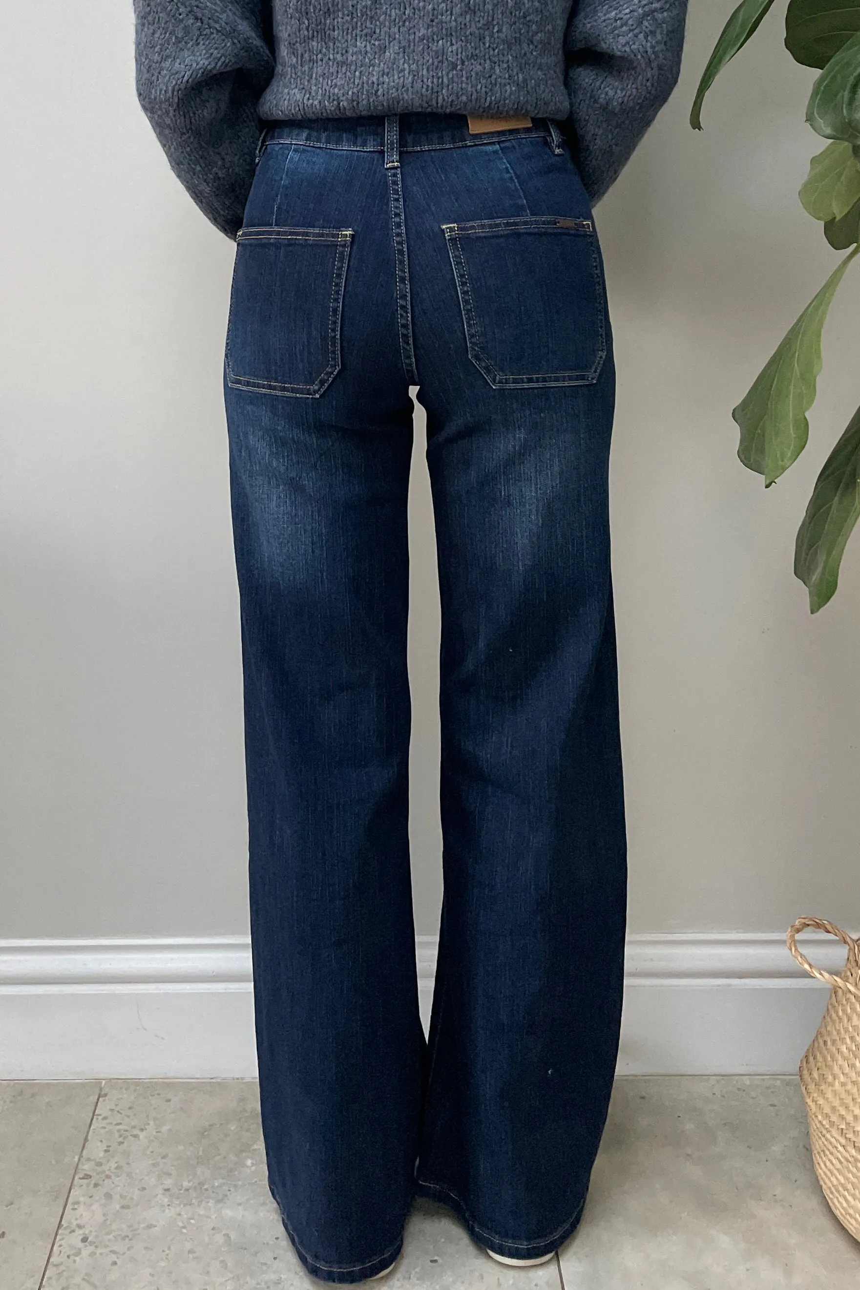 Ginny Dark Denim Flares