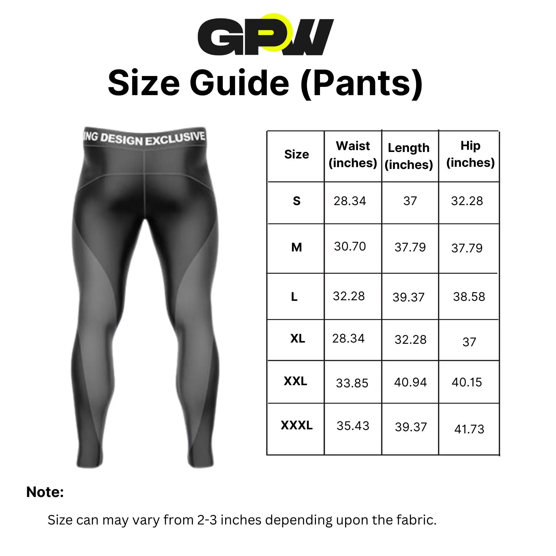 GPW Men's Quick-Drying Lightweight Workout Running and Gym Trousers