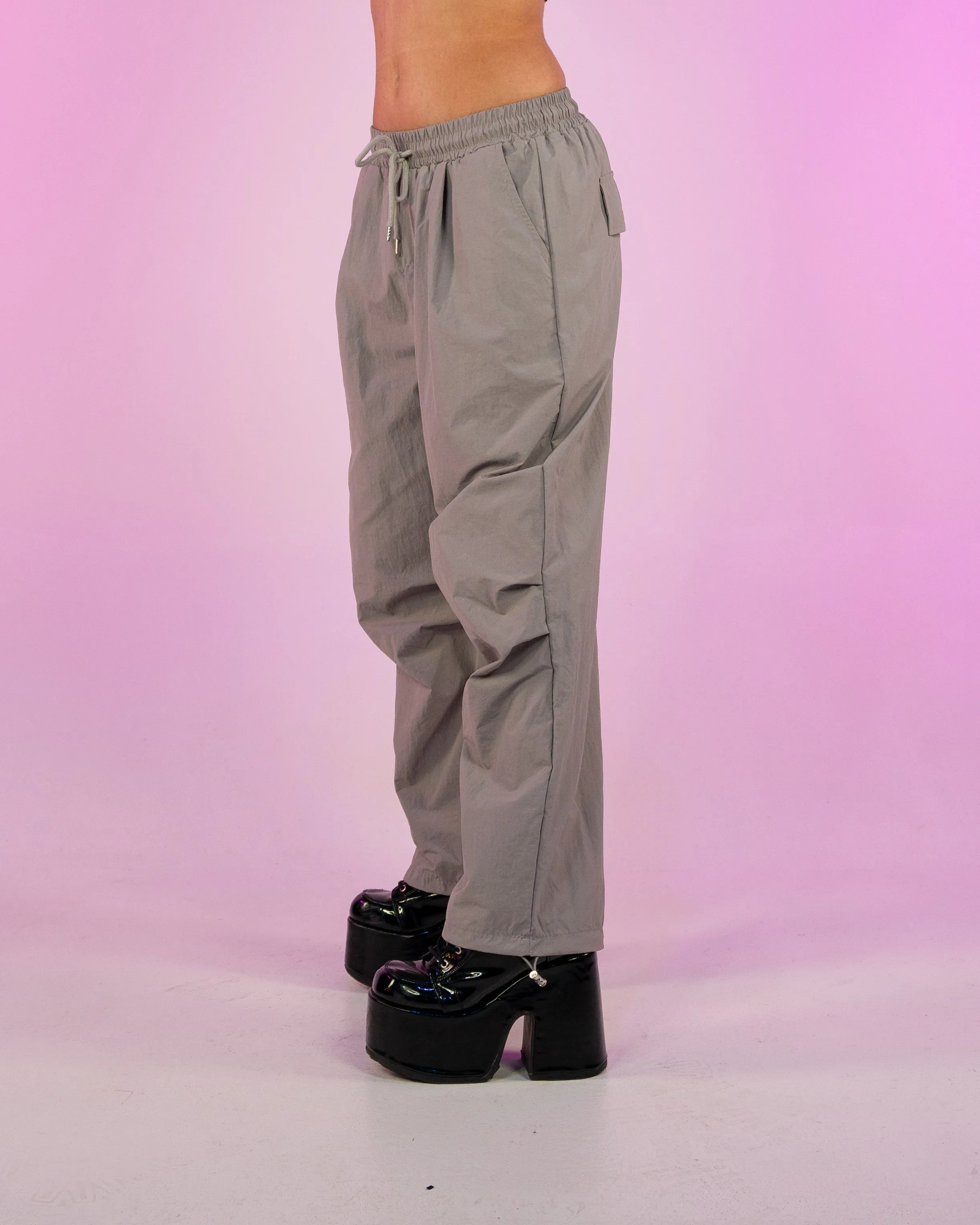 Gray Quick Dry Cargo Pants