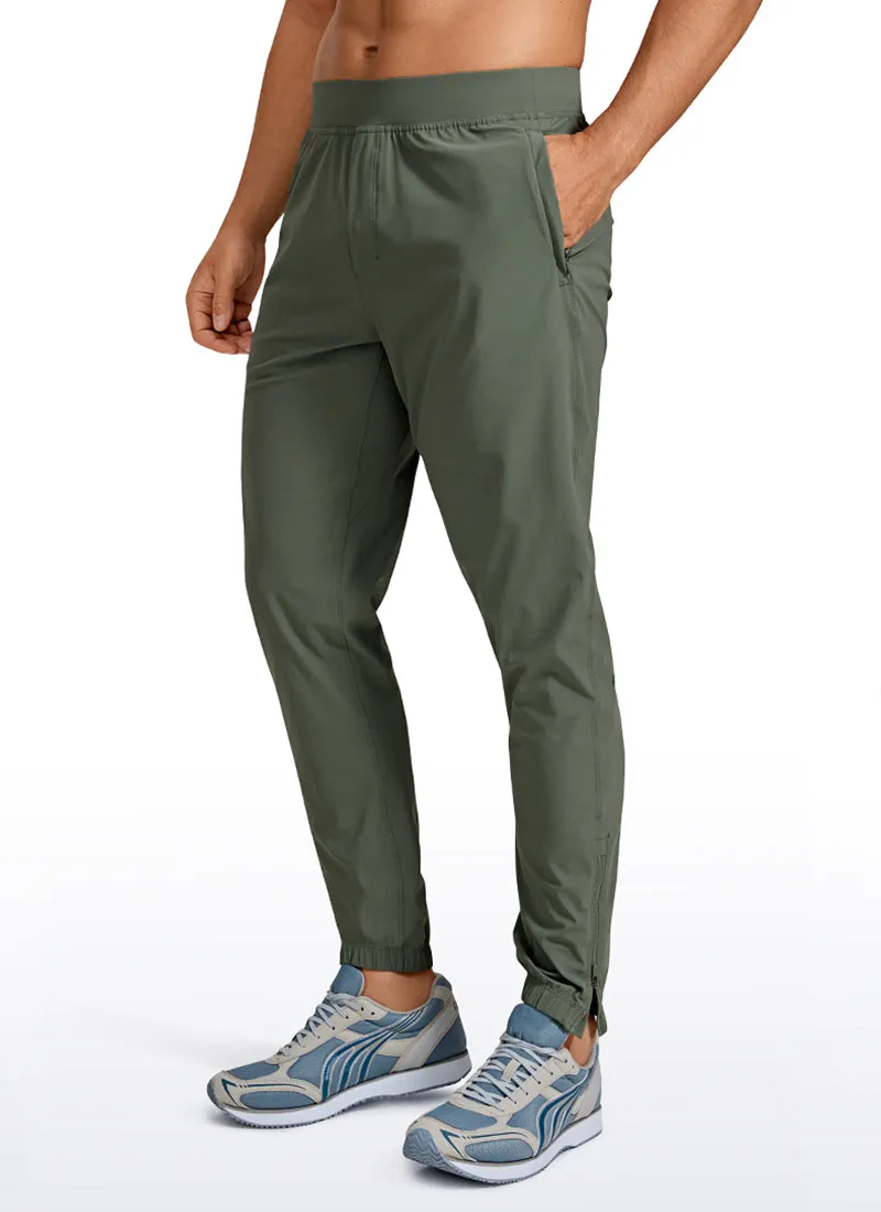 Lightweight Quick Dry Slim-Fit Joggers 29"-Zipper Pockets