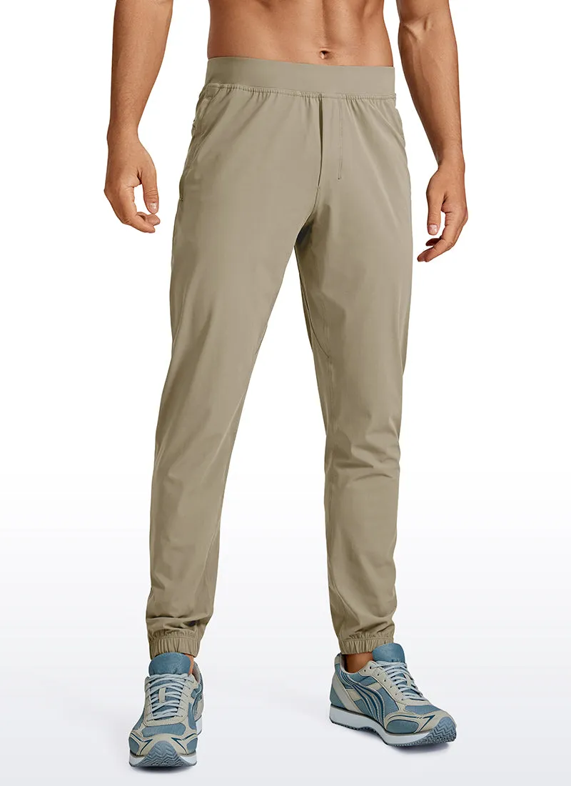 Lightweight Quick Dry Slim-Fit Joggers 29"-Zipper Pockets