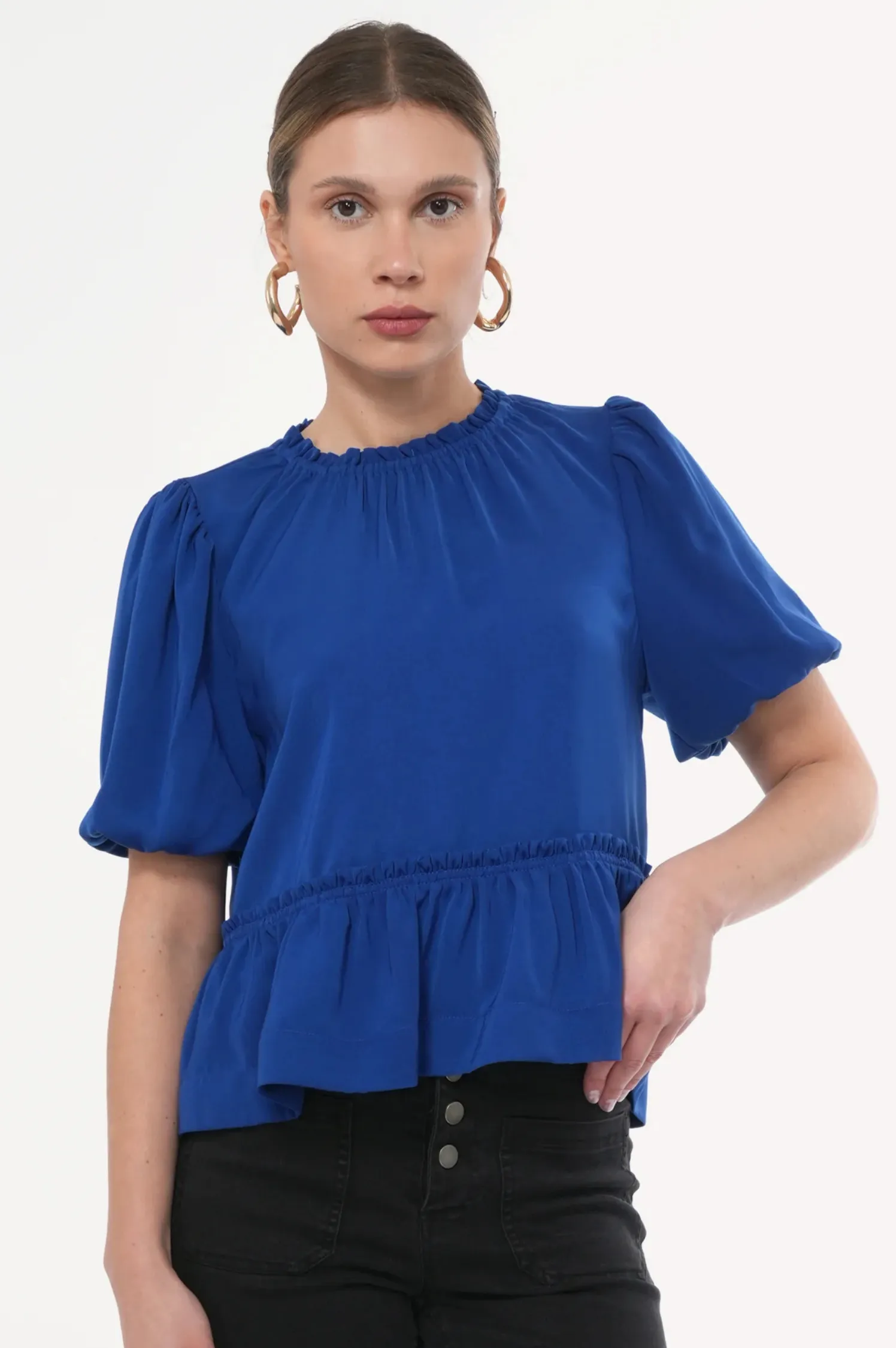 Lou Peplum Top