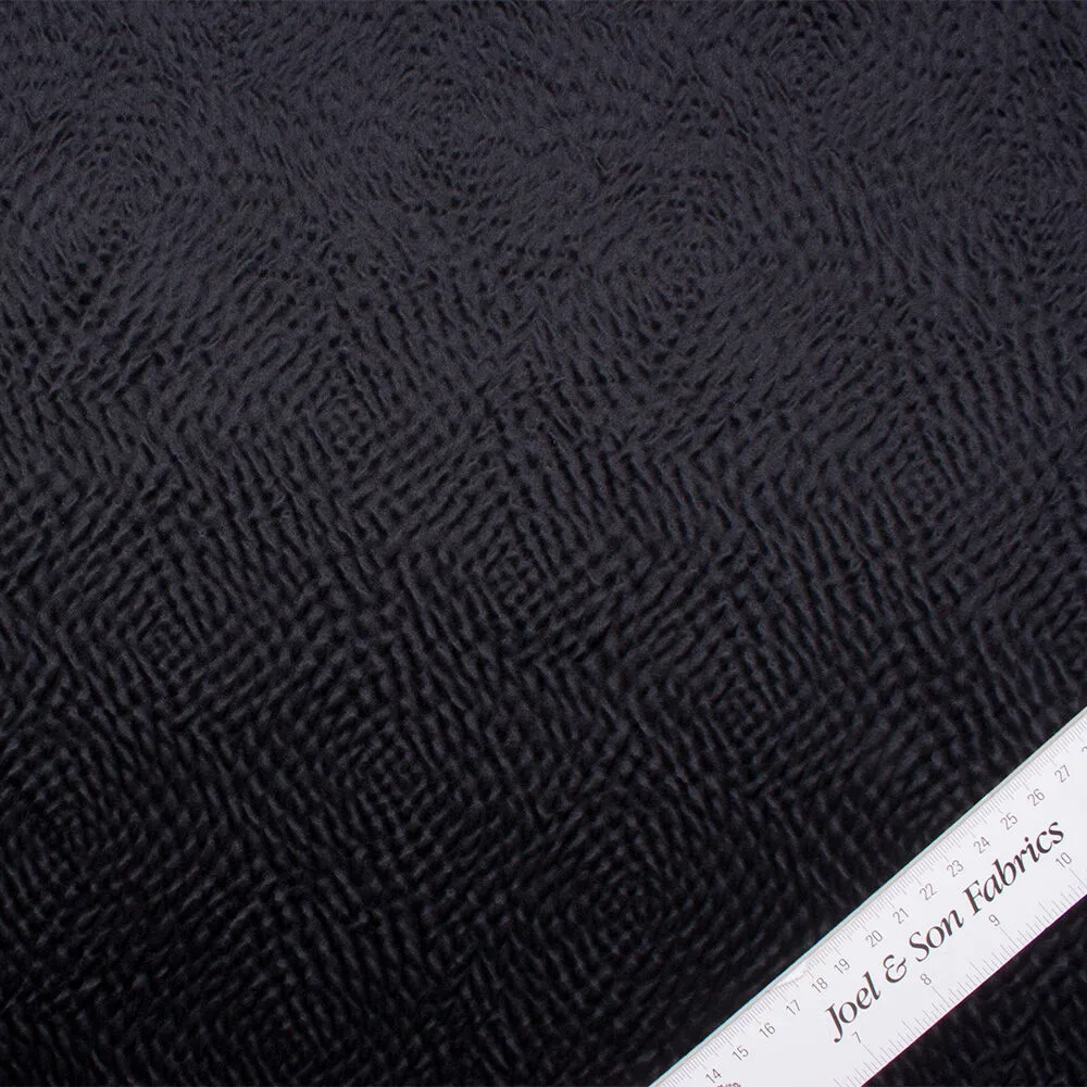 Midnight Blue Ripple Jacquard