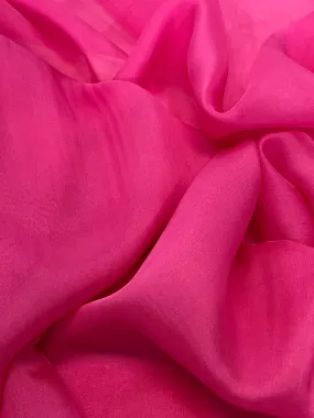 Silk Chiffon - Shocking Pink - 110cm