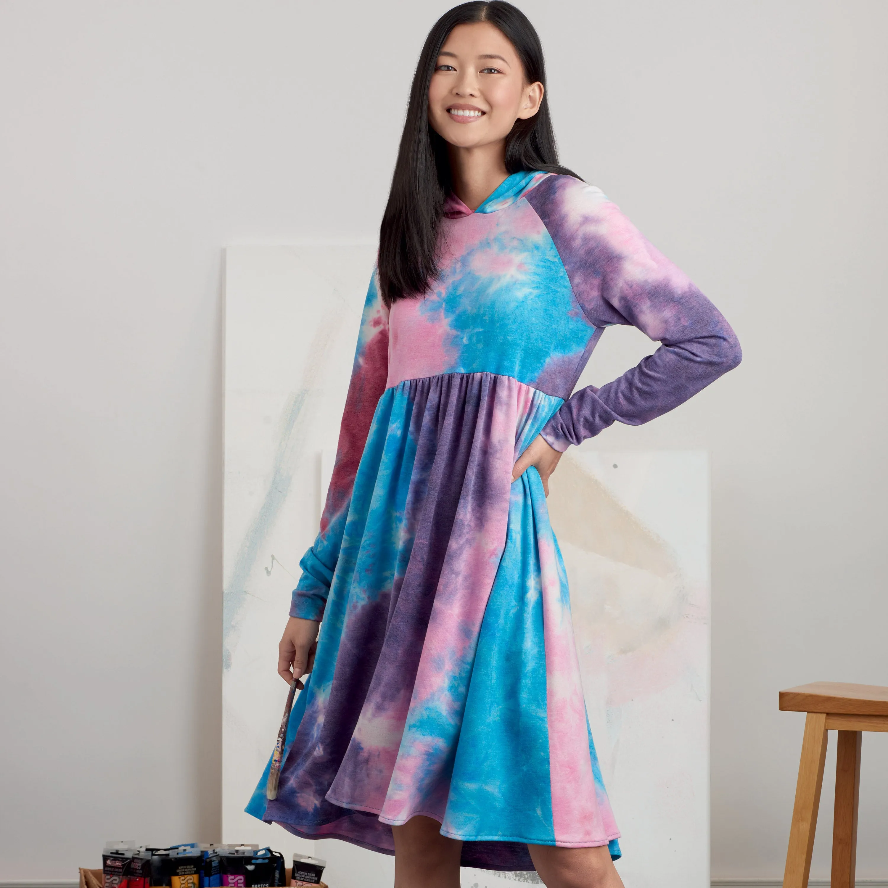 Simplicity Pattern 9380 Miss Sweatshirt Dress