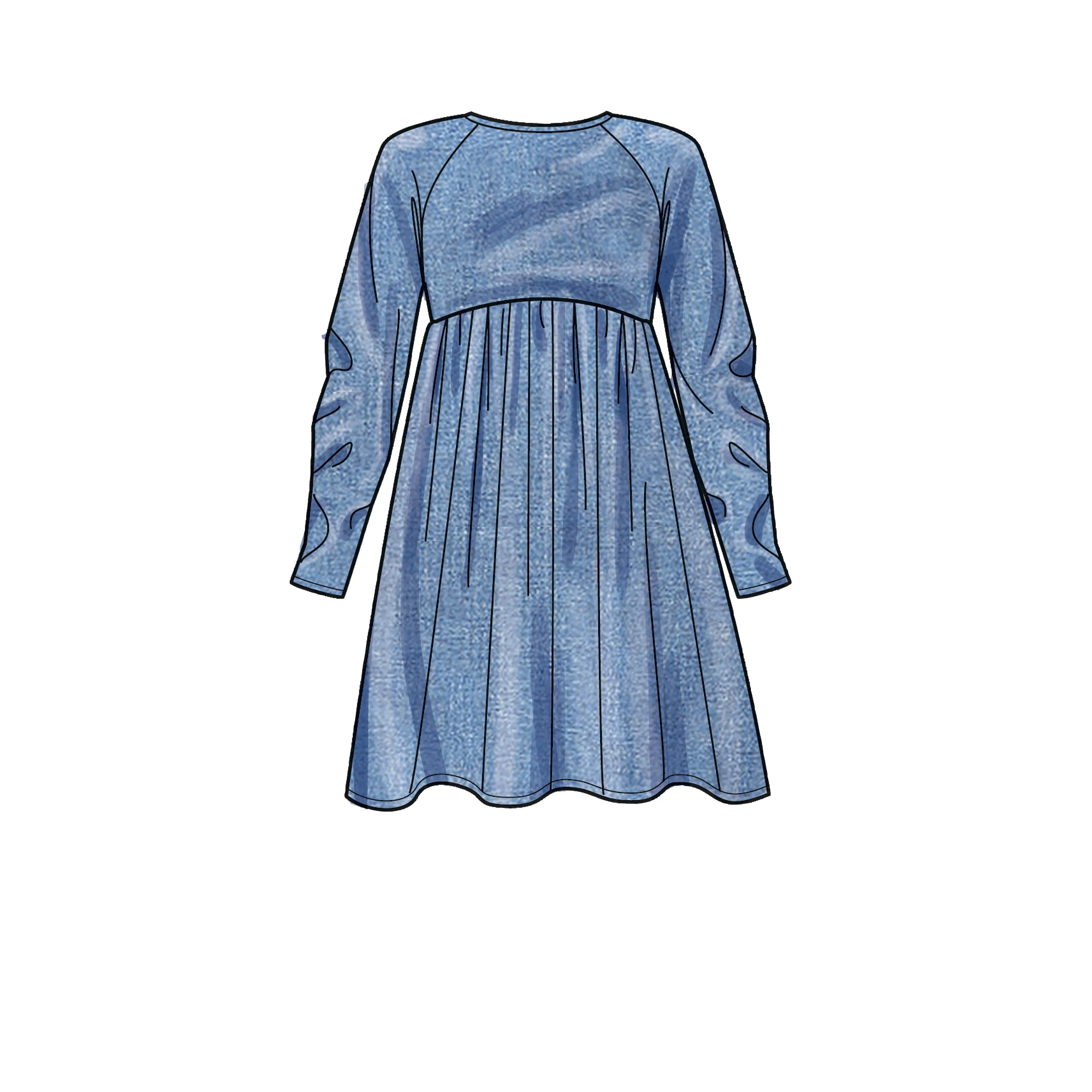 Simplicity Pattern 9380 Miss Sweatshirt Dress