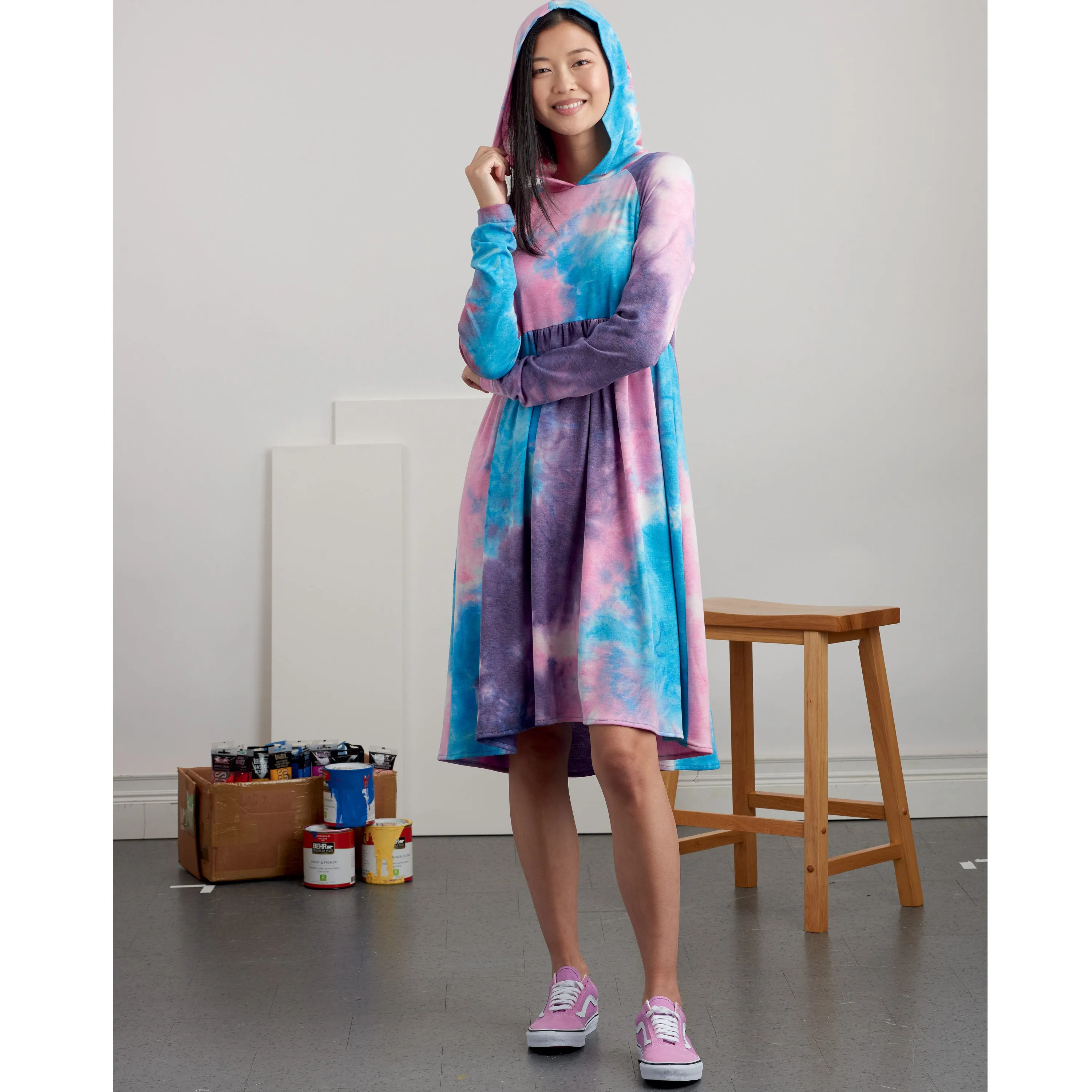 Simplicity Pattern 9380 Miss Sweatshirt Dress