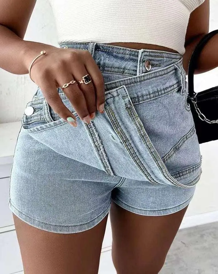 Stretch Vintage Denim Shorts