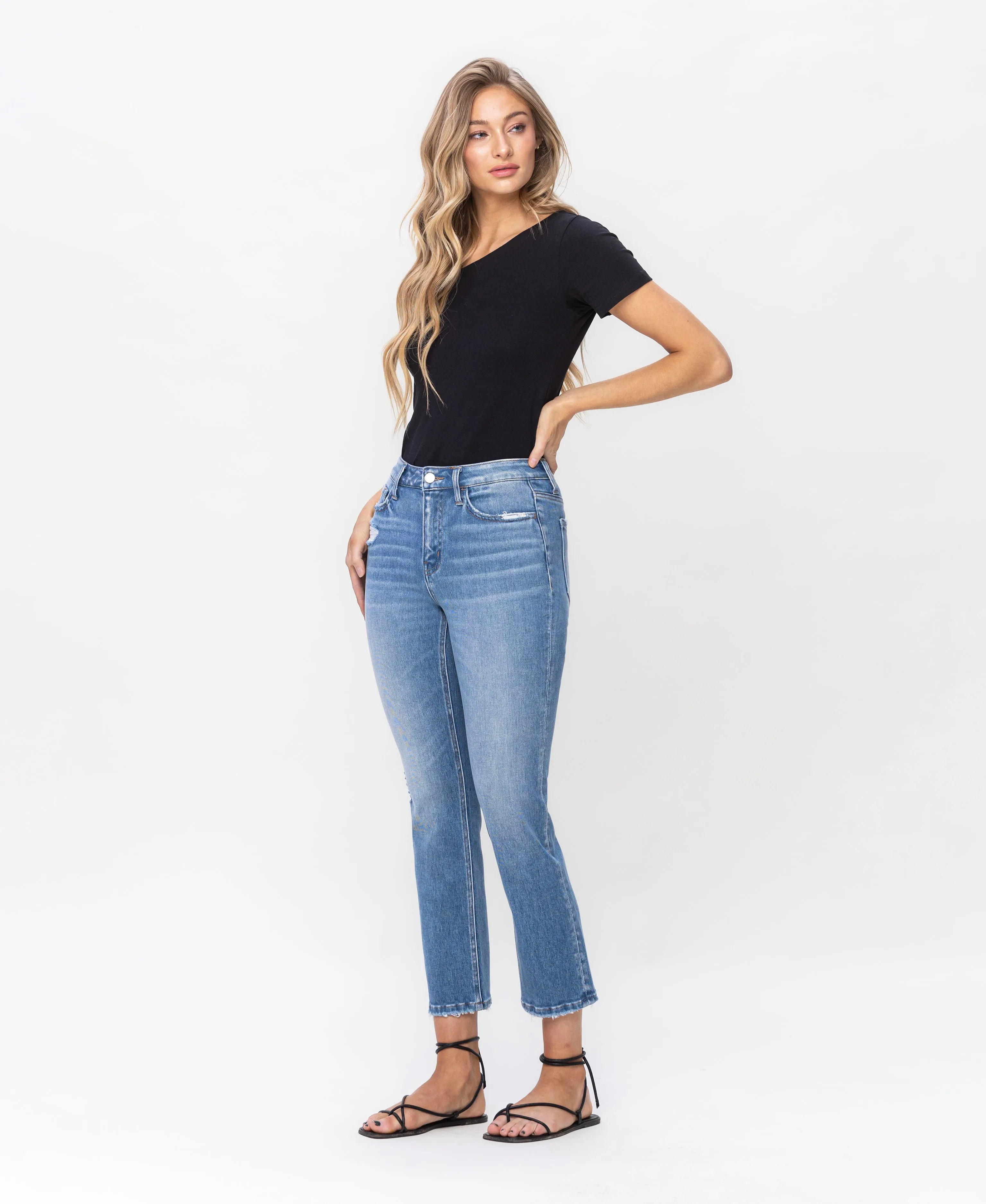 Willing - High Rise Slim Straight Jeans