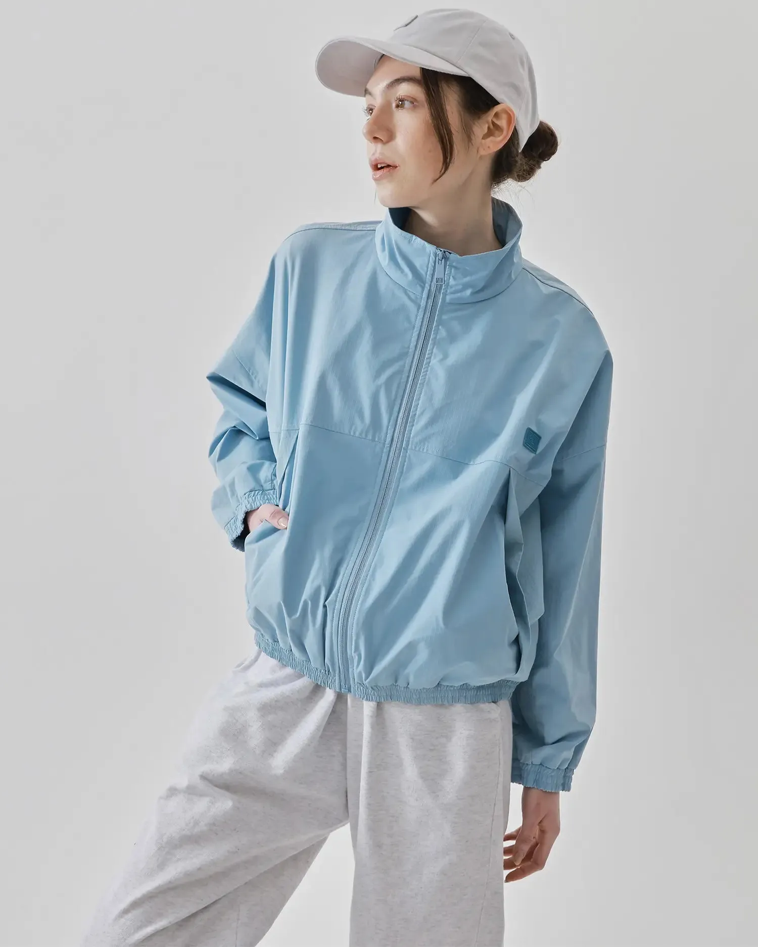 Women's Rainproof Cropped Track Jacket