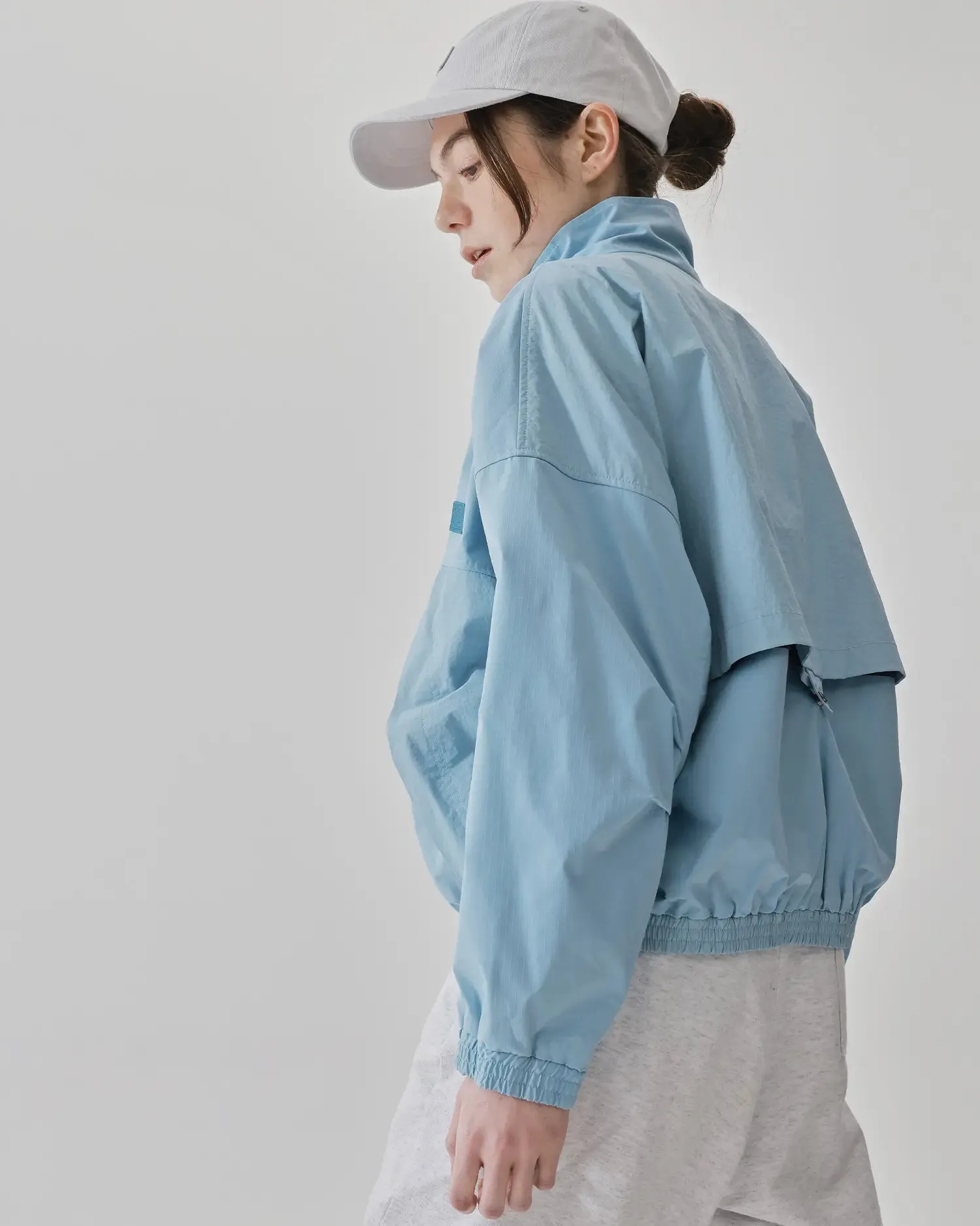 Women's Rainproof Cropped Track Jacket