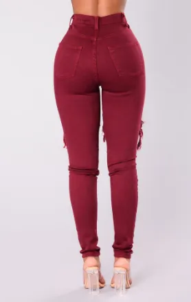 Women's stretch-slim jeans - Women's Bottom